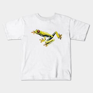 green frog Kids T-Shirt